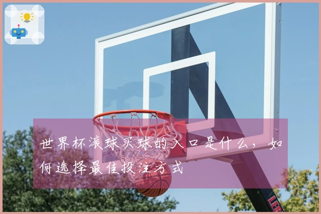 世界杯滚球买球的入口是什么，如何选择最佳投注方式